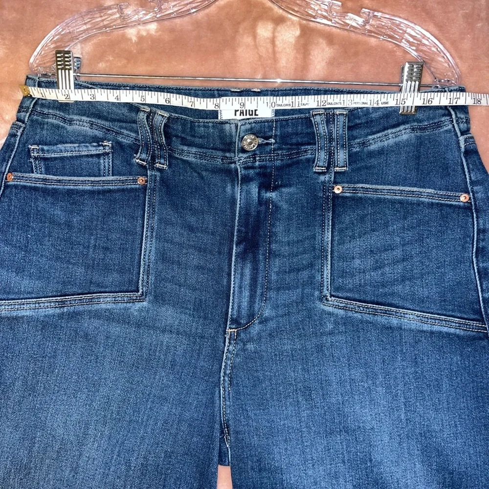 PAIGE Anessa Wide Leg Jean in color: Amoroso, Size 32 - Picture 11 of 16